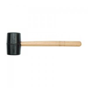 Киянка резиновая деревянная ручка 45 мм
